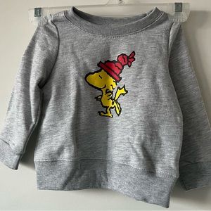 Peanuts Gray Crew Sweatshirt